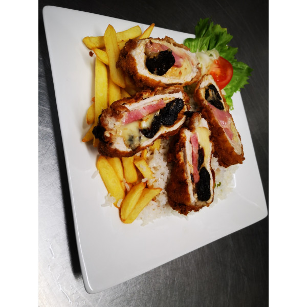 Besztercei sertés szelet (aszalt szilvával, tarjával, sajttal töltve) (2szelet)